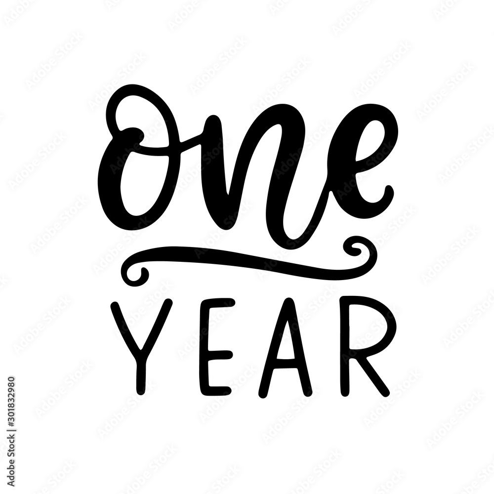 One year baby shower. Newborn age marker One year baby shower. Newborn age marker