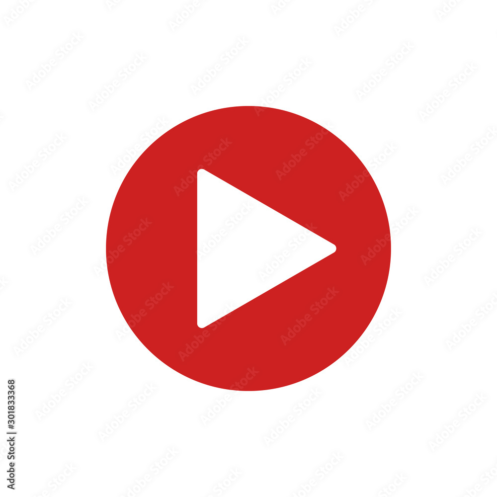 Vector Play button. Vector Play button.