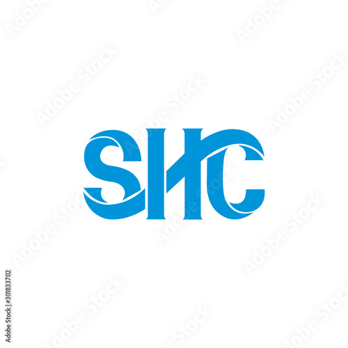 SHC Logo vector template eps for your company, industry purpose ready to use