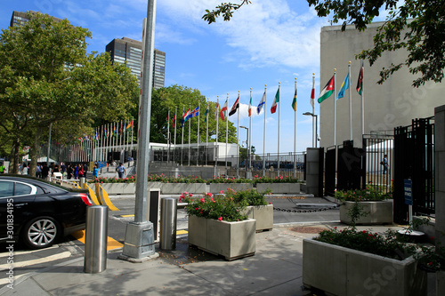 UN, United Nations, New York City, New York, USA photo