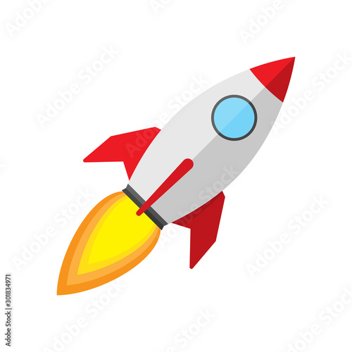 Vector Rocket icon.