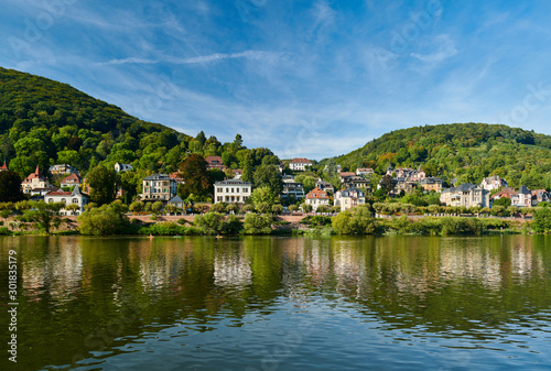Heidelberg town on Neckar river in Germany © haveseen