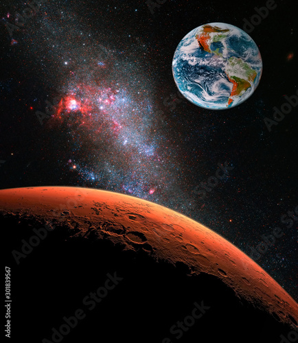 Earth - High resolution beautiful art presents planet of the solar system. This image elements furnished by NASA photo