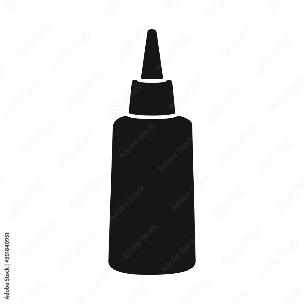 Vector design of tube and sealant symbol. Web element of tube and super vector icon for stock. Vector design of tube and sealant symbol. Web element of tube and super vector icon for stock.