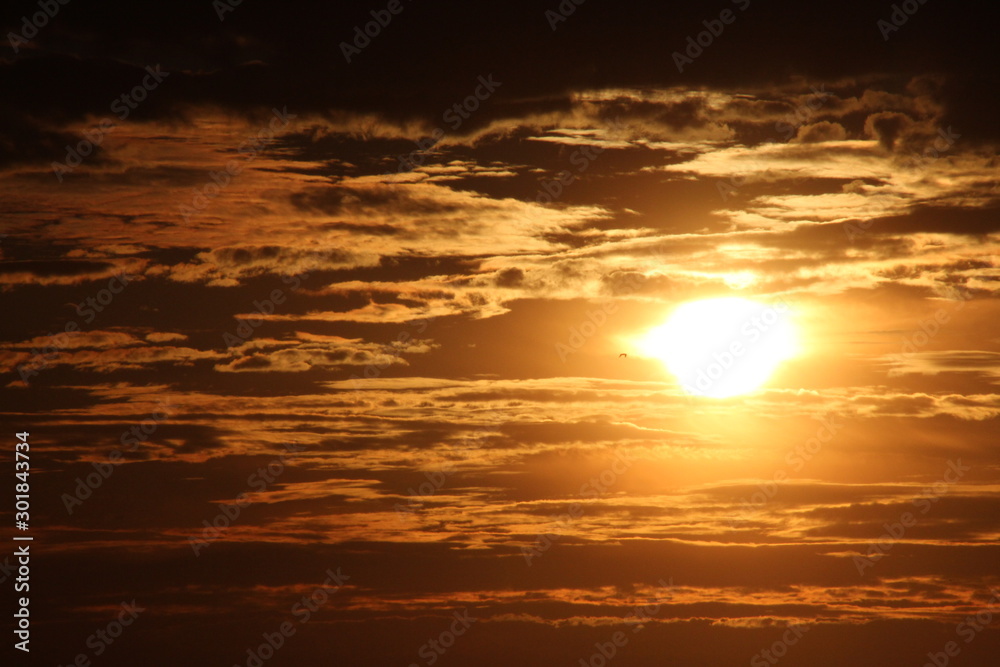 Obraz premium sunset over the sea