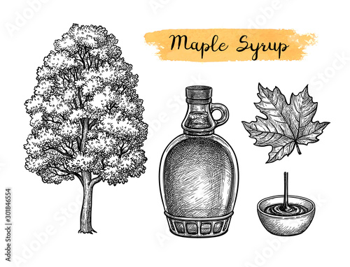 Maple syrup set
