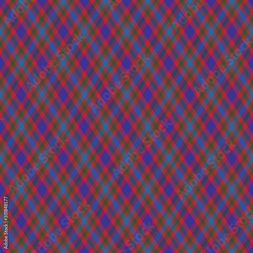 Plaid vector seamless pattern background.