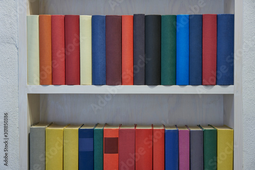 Accurate books in bookcase