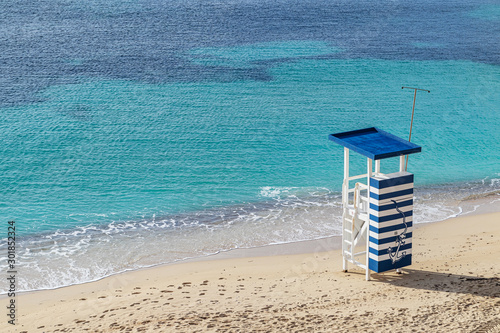 Beach of Mallorca out of season