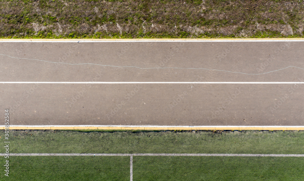 Fototapeta premium asphalt road, view from above