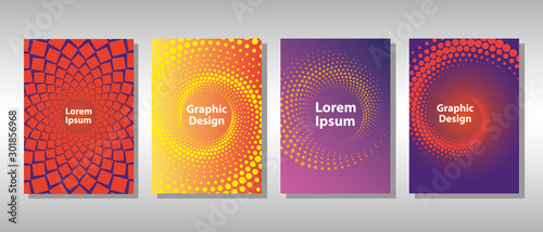 A modern set of abstract covers and backgrounds for your design