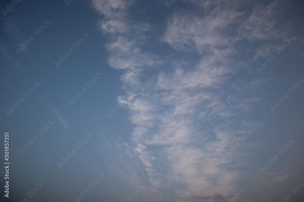 Obraz premium blue sky with clouds