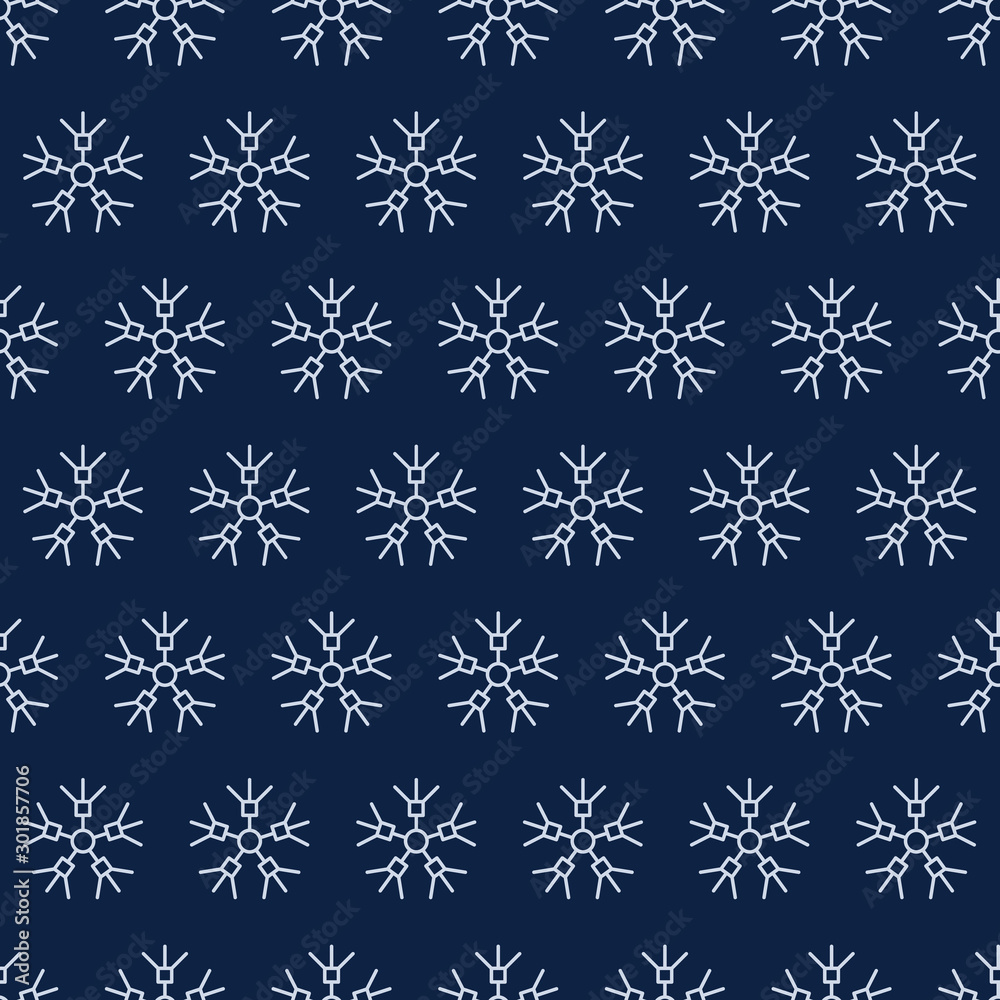 Seamless background with snowflakes Seamless background with snowflakes