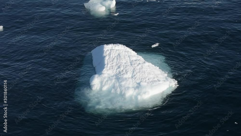 bloc de glace à la dérive