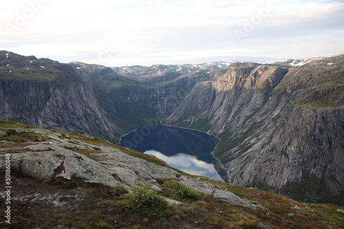 Hiking to Trolltunga near Odda, Norway © Takashi