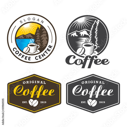 Coffee Logo, Coffee Cafe Logo