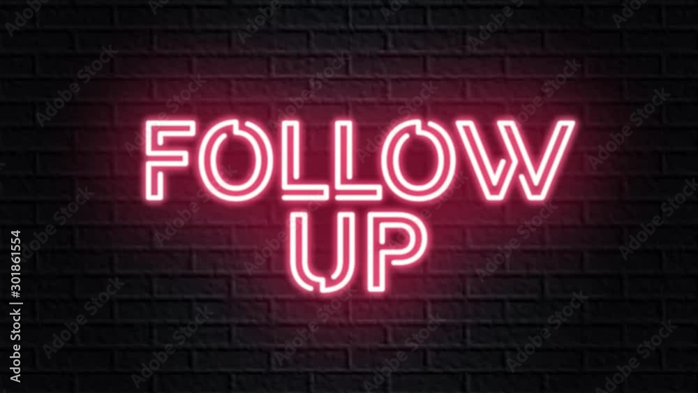 red neon video animation follow up red neon video animation follow up