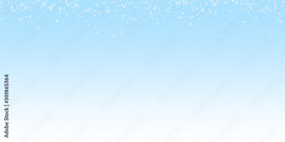 Beautiful snowfall Christmas background. Subtle fl Beautiful snowfall Christmas background. Subtle fl