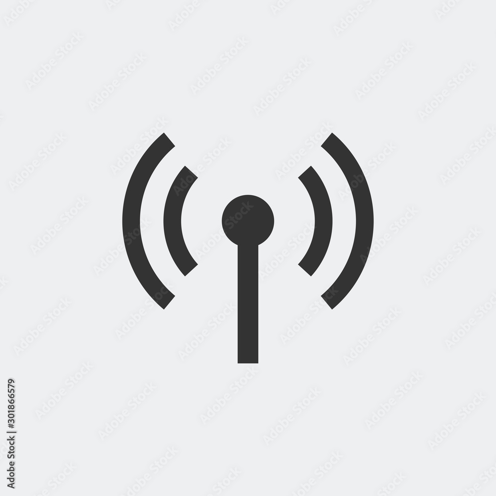 Signal icon illustration isolated vector sign symbol Signal icon illustration isolated vector sign symbol