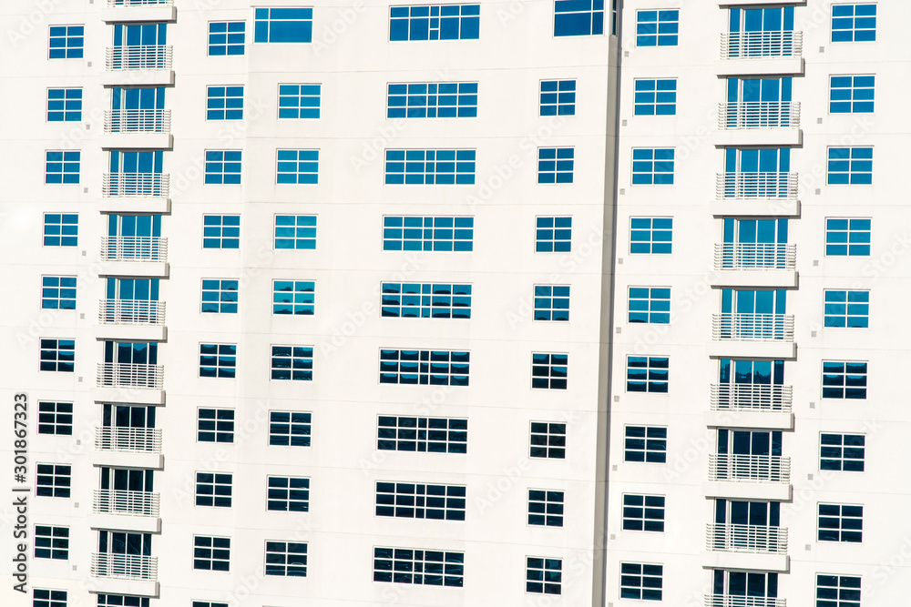 facade of high-rise condominium