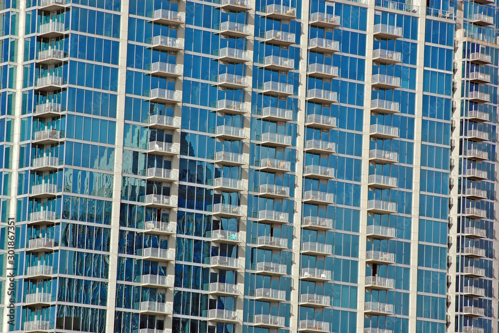 facade of high-rise condominium