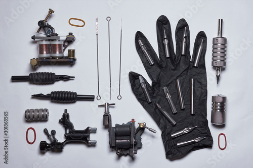 tattoo accessories and steel tubes design