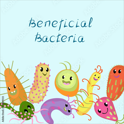 Virus, bacteria and biology micro-organisms . Infectious bacteria and virus vector signs