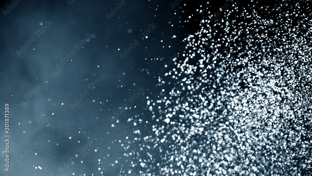 Obraz premium Water particles background
