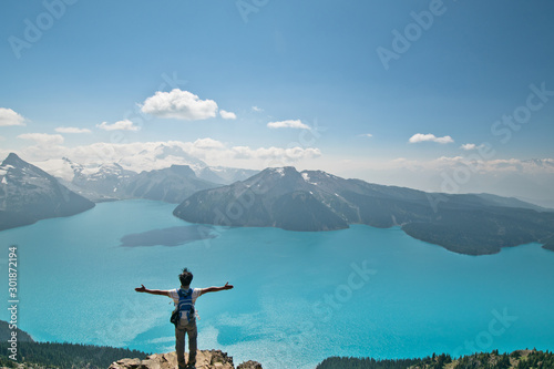 Idyllic landscape of Garibaldi lakes
