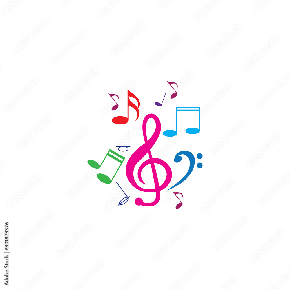 Obraz premium Note Icon Vector illustration design