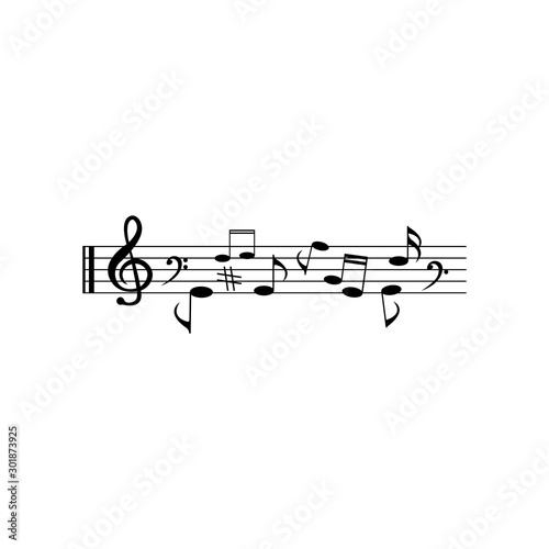 Note Icon Vector illustration design