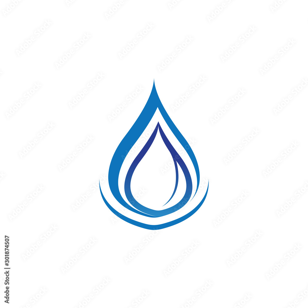 Water drop Logo Template vector Water drop Logo Template vector