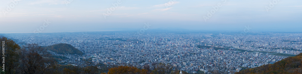 藻岩山からの景色