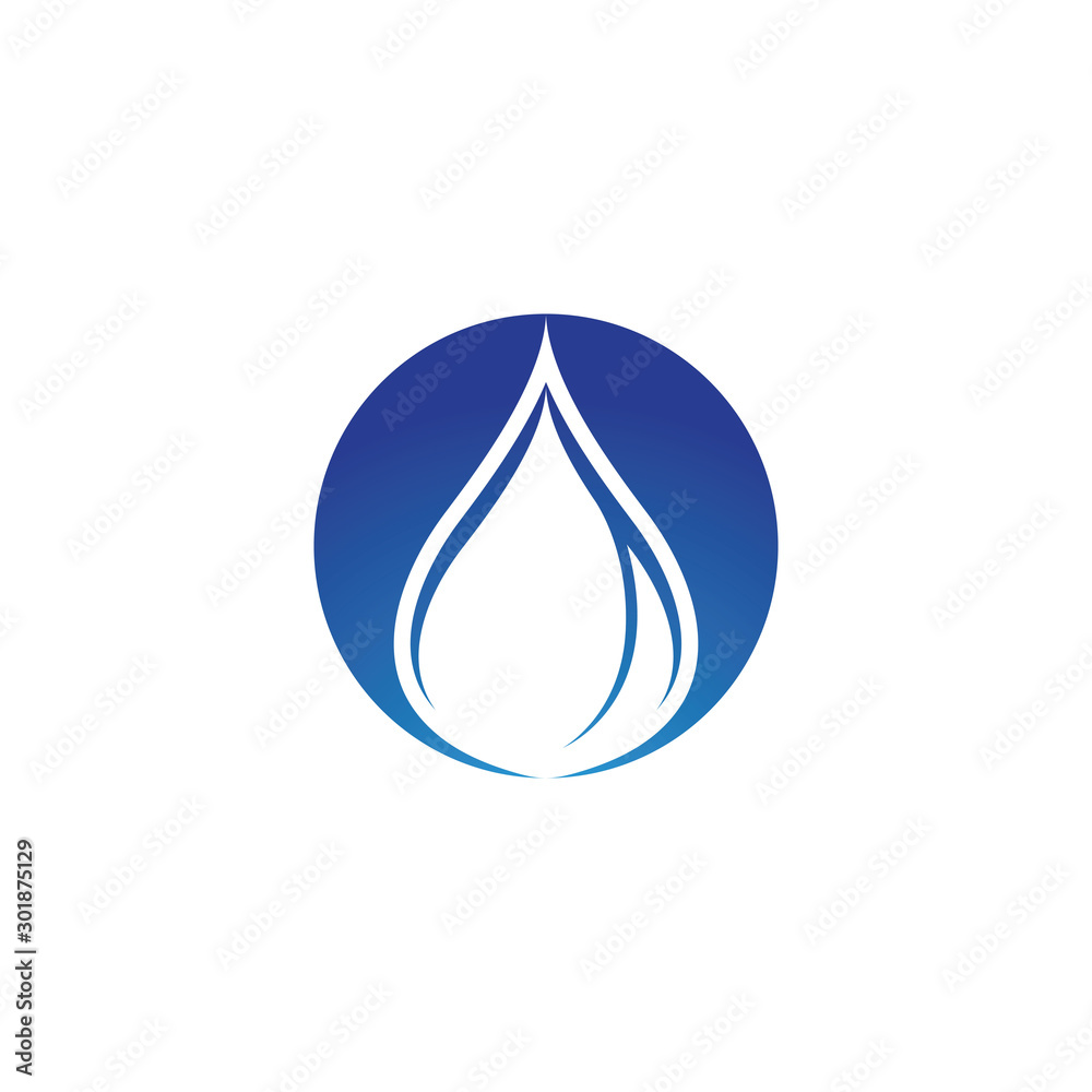 Water drop Logo Template vector Water drop Logo Template vector