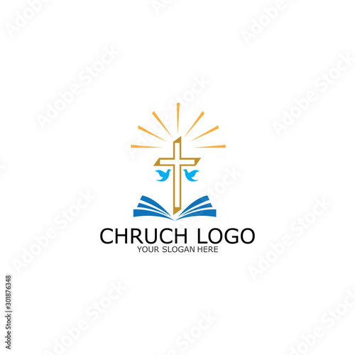 Fototapete logo church