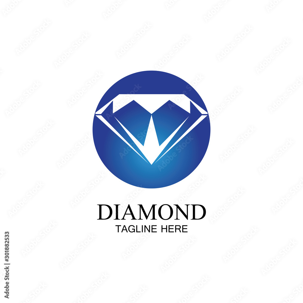 Fototapeta premium Diamond Logo Template