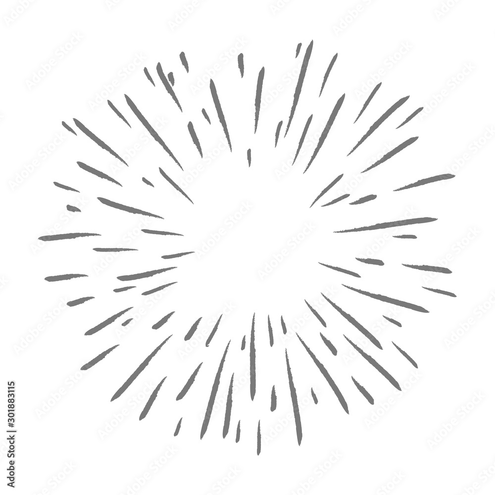 Starburst doodle background. Sun burst hand drawn graphic element. Starburst doodle background. Sun burst hand drawn graphic element.