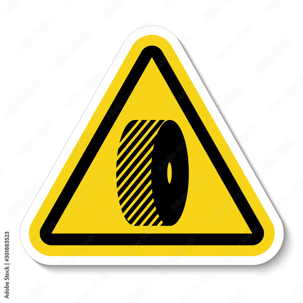 Do Not Change Grinding Wheels Symbol Sign Isolate on White Background,Vector Illustration Do Not Change Grinding Wheels Symbol Sign Isolate on White Background,Vector Illustration