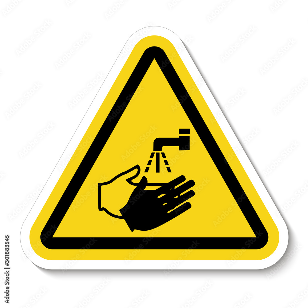 PPE Icon.Wash Your Hand Symbol Isolate On White Background,Vector Illustration EPS.10 PPE Icon.Wash Your Hand Symbol Isolate On White Background,Vector Illustration EPS.10