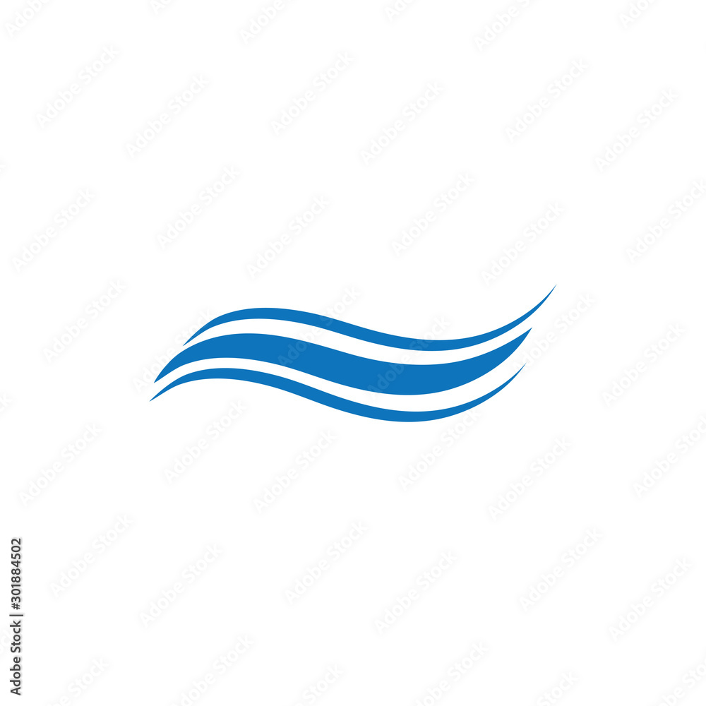 Water Wave symbol and icon Logo Template vector Water Wave symbol and icon Logo Template vector