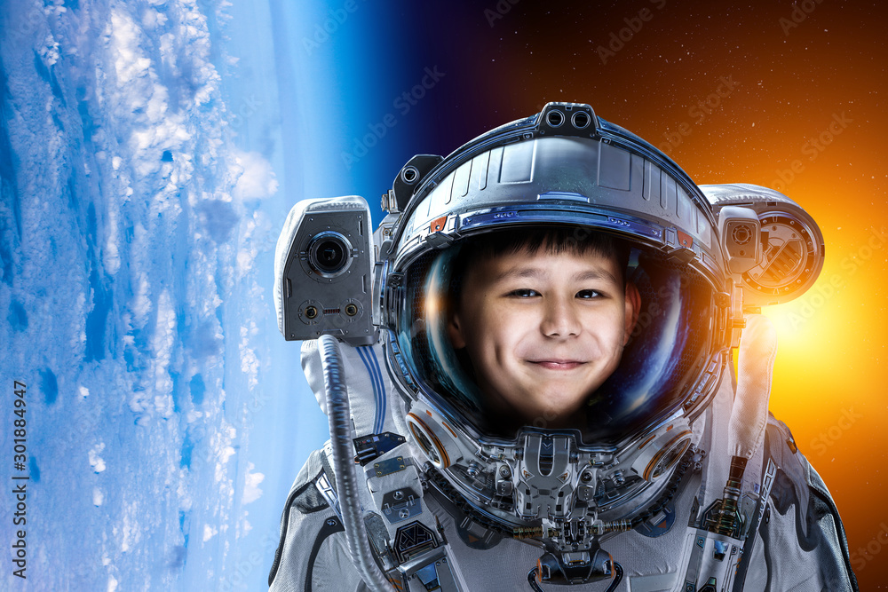 Exploring outer space. Mixed media Exploring outer space. Mixed media