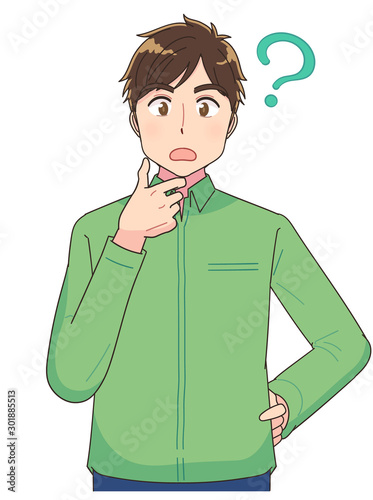 アニメ マンガ 男性 イラスト 私服 大学生 学生