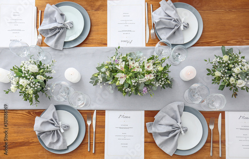 Beautiful table setting for...