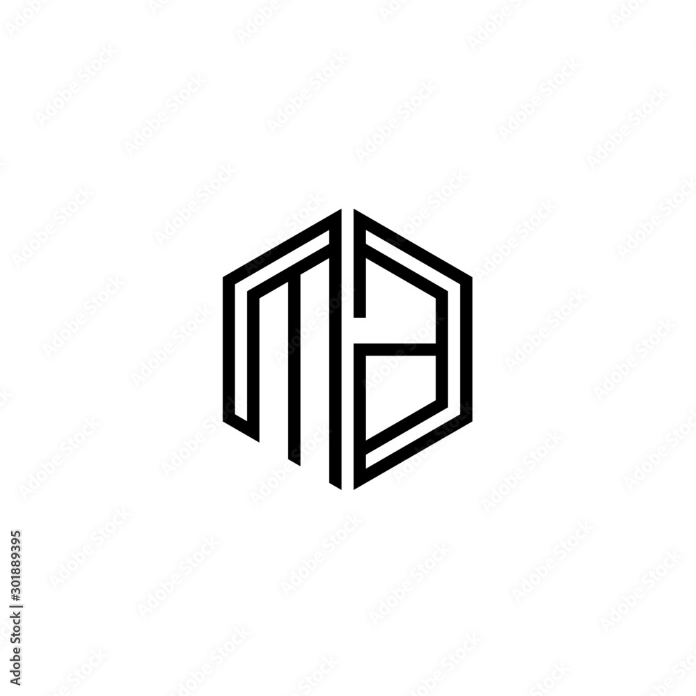 Letter MA logo icon design template elements Letter MA logo icon design template elements
