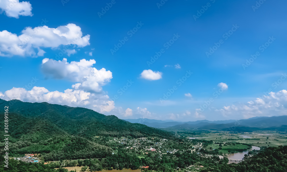 mountain view landscape in Thailand