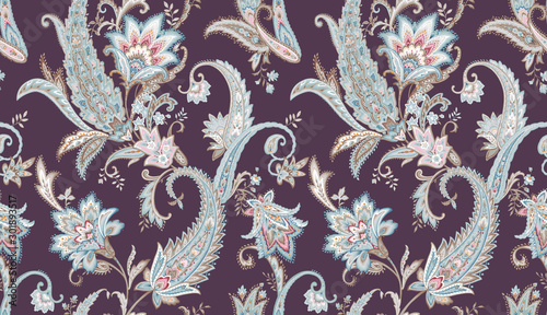Classic paisley pattern, wallpaper pattern