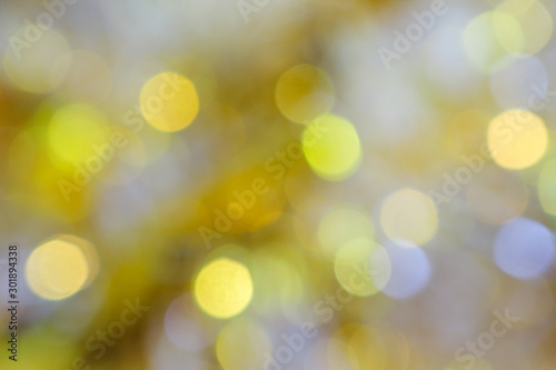 multicolored bokeh throughout the frame as a background