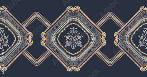 Baroque design, luxury European design，the wallpaper design