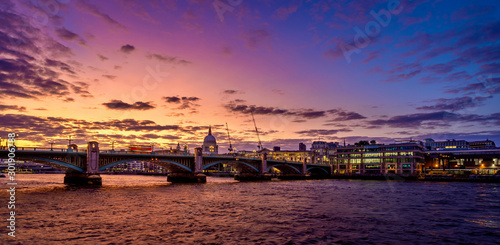 Glorious Sunset over London