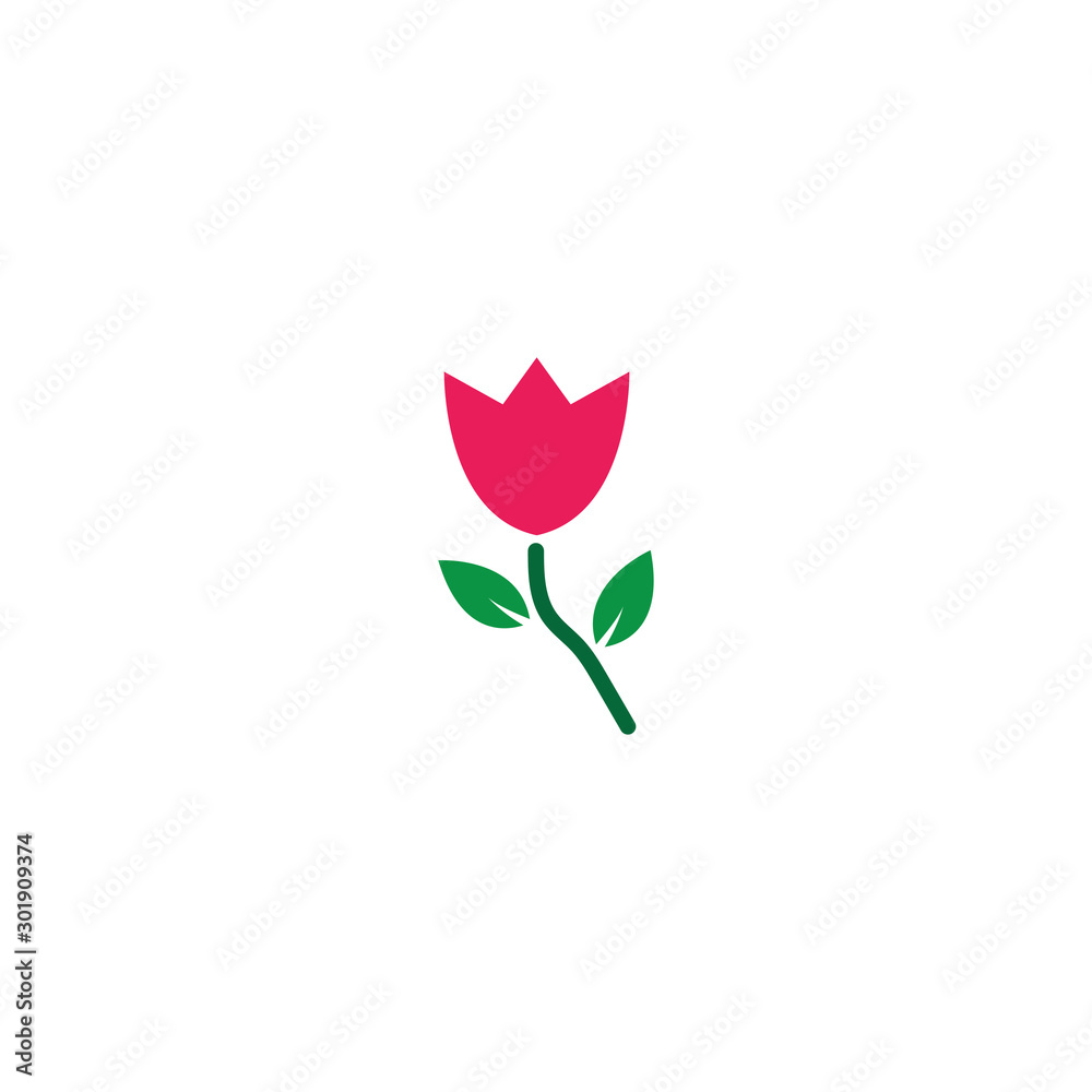 flower vector icon design